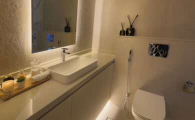 1-Bedroom apartment — Bathroom | Condor Marina Star Residences