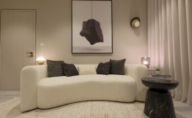 1-Bedroom apartment — Living room | Condor Marina Star Residences