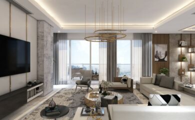 Duplex Villa – Living room | Condor Marina Star Residences