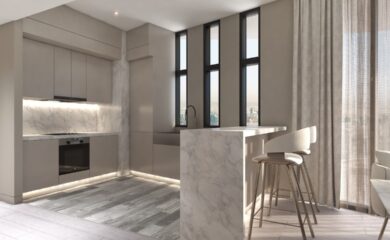 2-Bedroom apartment – Kitchen | Condor Marina Star Residences