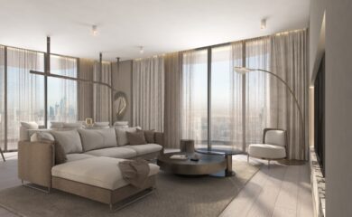 2-Bedroom apartment – Living room | Condor Marina Star Residences